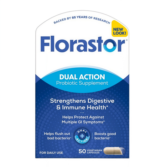 Florastor  Dual Action Probiotic Supplement: The Last Probiotic You'll Ever Need