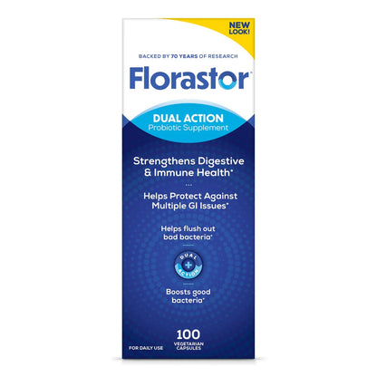 Florastor® Dual Action Probiotic Supplement: The Last Probiotic You'll Ever Need™️
